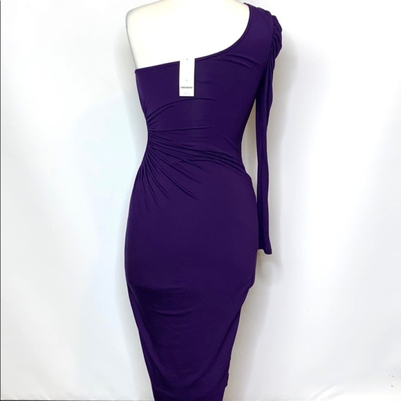 BEBE Kardashians NWT Goddess One Shoulder Size S - Picture 5 of 8